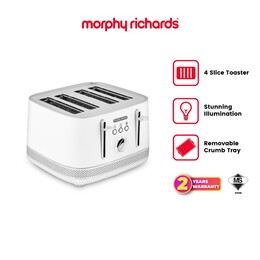 Morphy Richards Illumination Series 4 Slice Toaster (White) | 248021